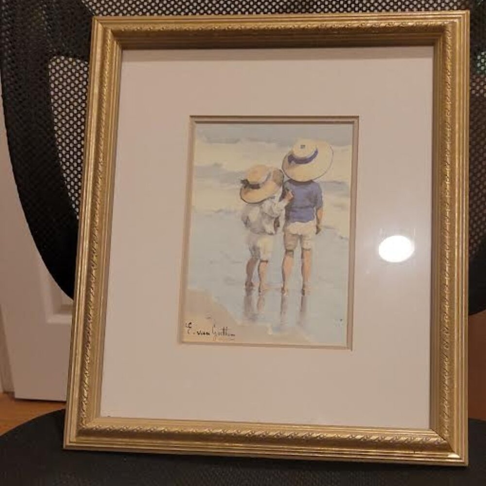 Beautiful framed picture.